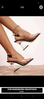 Sandalen schwarz/transparent/gold 10cm Absatz NEU Bayern - Bindlach Vorschau