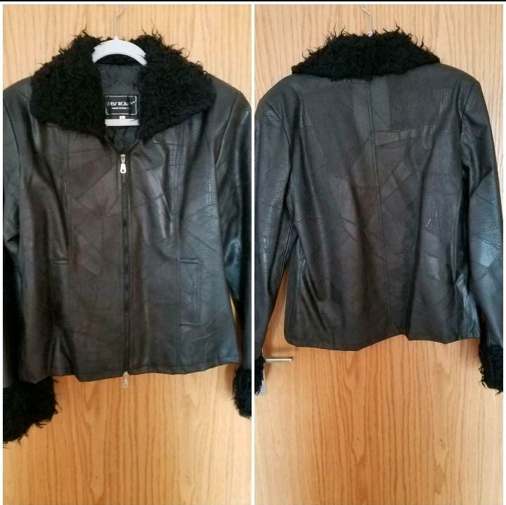 Moderne Damen Kunstleder Übergangsjacke Gr.M/L* TOP* in Heßdorf