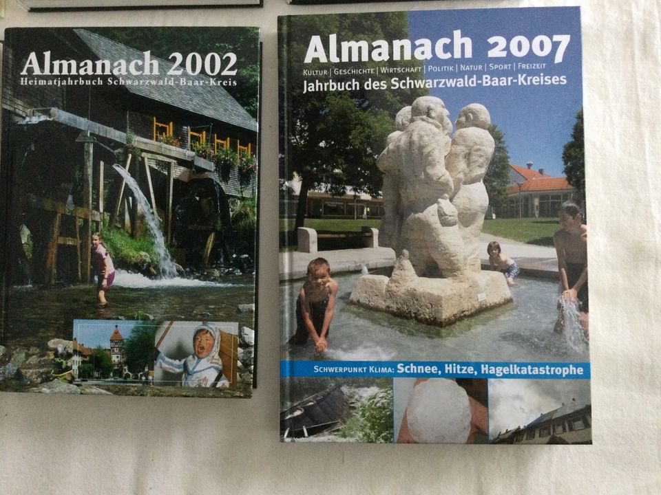 Almanach 1992, 1996, 1998, 2001, 2002 in Hüfingen