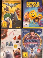„Sonic“,“Pets““Batmann“Lego Films,DVD 8 Stück Baden-Württemberg - Ihringen Vorschau