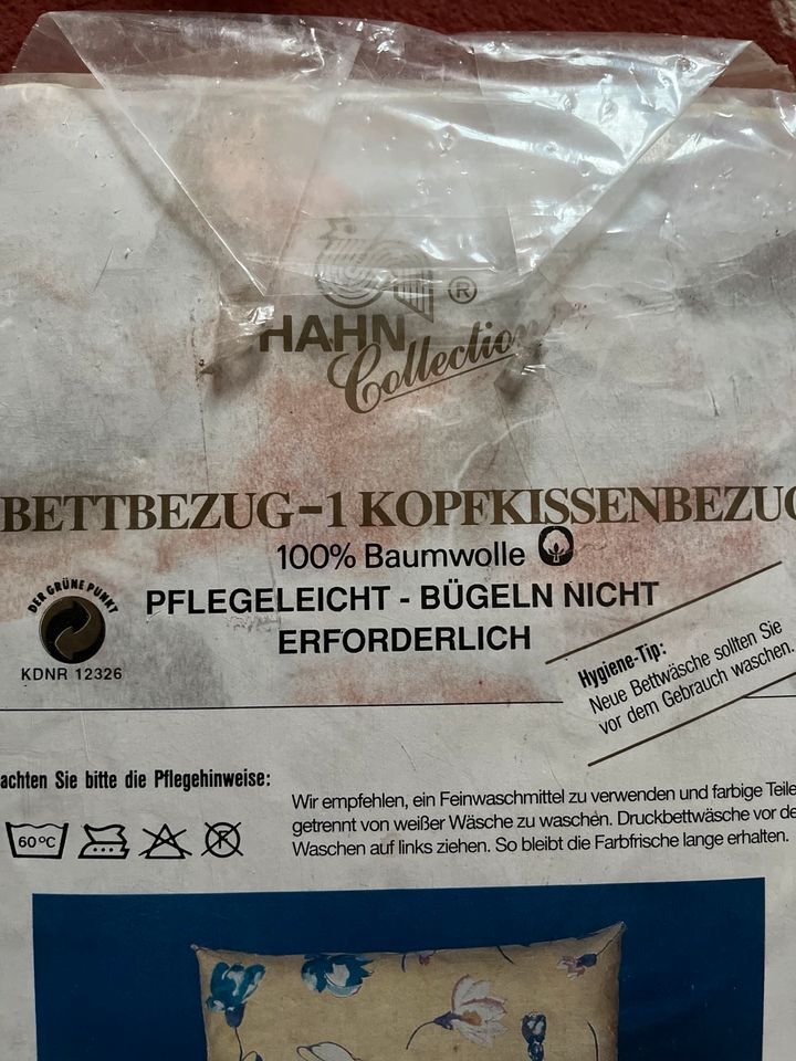 Feinbiber Bettwäsche neu und original verpackt Hahn Collection in Köln
