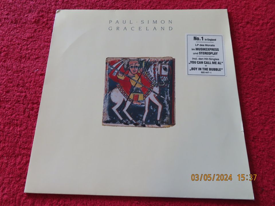 B133 - Paul Simon ‎– Graceland - Lp - OIS in Elmshorn