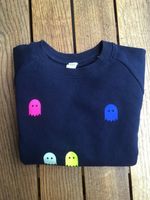 Sweater Pullover Kinder Pom Berlin 122/128 mit Leuchtgeistern Pankow - Weissensee Vorschau