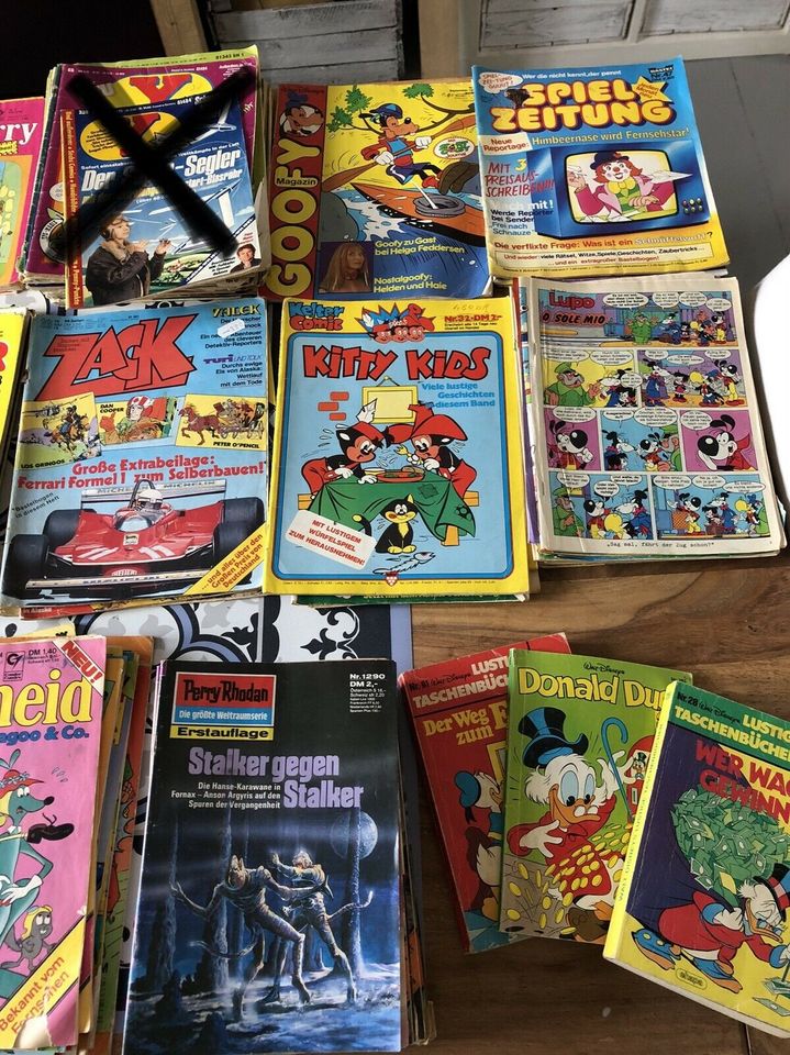 Alte Comics 70er Donald Duck Yogi Bär Katz Maus Motor Maus in Mönchengladbach