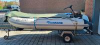 Schlauchboot 8PS Suzuki + E-Motor mit Trailer Nordrhein-Westfalen - Vreden Vorschau