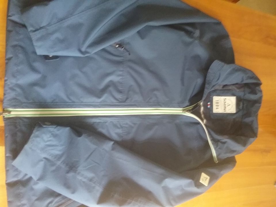 Schöffel -Dklblaue Wind-/ Regenjacke, 1x kurz getr., Gr. 52 w neu in Freiburg im Breisgau