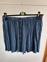 H&M Minirock blümchen blau Gummizug luftig LOGG Gr 38 knopfleiste Nordrhein-Westfalen - Herne Vorschau