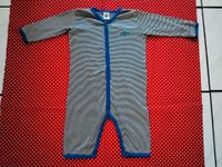 Petit Bateau Schlafanzug Einteiler Gr. 12m 74 Grau Blau geringelt Berlin - Spandau Vorschau