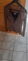 Bluse S.Oliver transparent Gr. 38 brau-gemustert Bayern - Hemau Vorschau