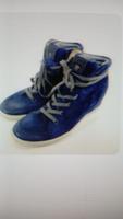 Paul Green Sneaker Damen Gr. EU 41 UK 7,5 Blau Leder High-Top Rheinland-Pfalz - Landstuhl Vorschau