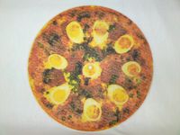 Pizza Slipmat Plattenspieler/Plattenteller Filz Auflage bunt Niedersachsen - Wahrenholz Vorschau