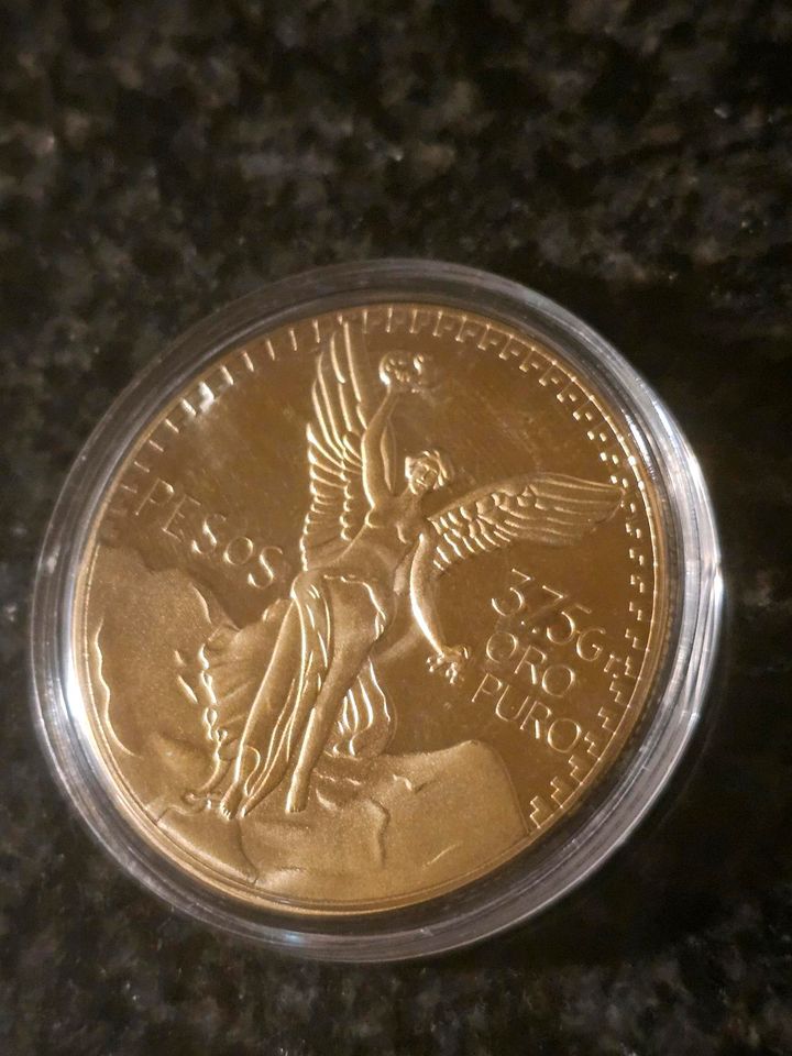 MEXICO 999/1000 GOLDMÜNZE PESOS 37,5 Gr. ORO PURO in Köln