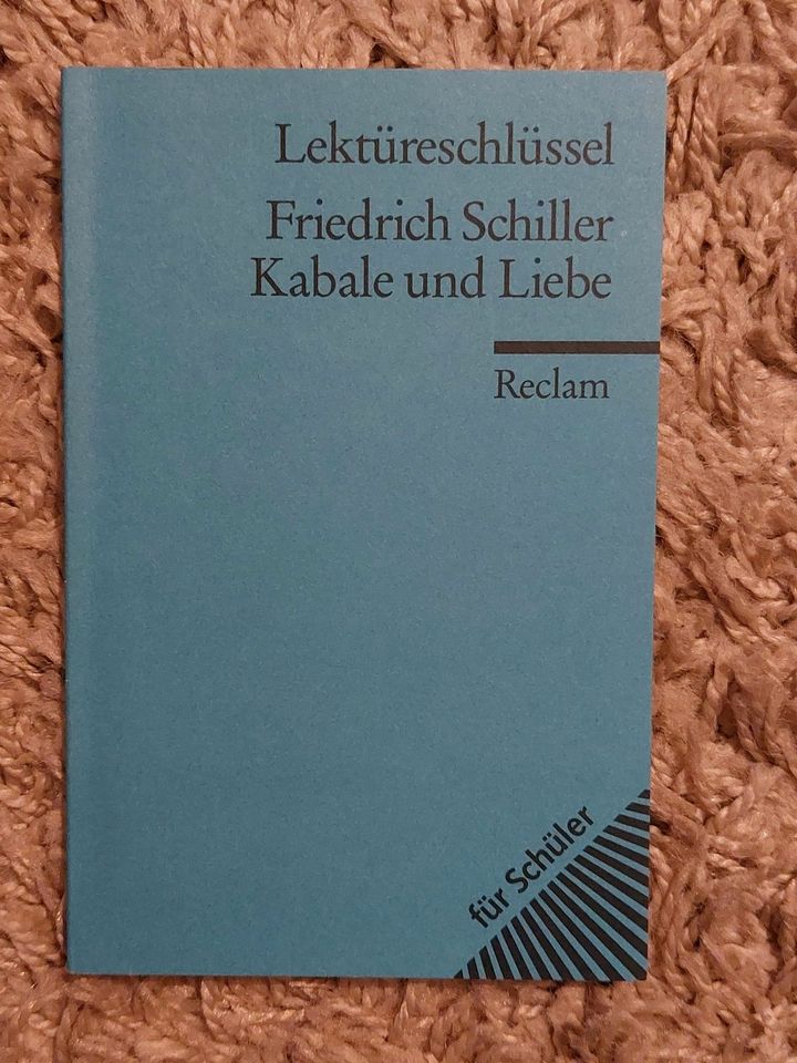 Lektüreschlüssel "Kabale und Liebe" Reclam in Ulm