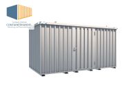 4m x 2m Schnellbaucontainer Materialcontainer Lagercontainer Container Blechcontainer Klappcontainer Containerboxen Lagerbox Lagerraum Geräteschuppen Gartenhütte Nordfriesland - Husum Vorschau