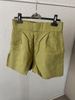 Zara Shorts Leinenshorts hellgrün Pistaziengrün Größe L highwaist Dresden - Johannstadt Vorschau