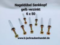 Nageldübel Senkkopf 6x50 gelb verzinkt VE Stk.50 Bielefeld - Sennestadt Vorschau