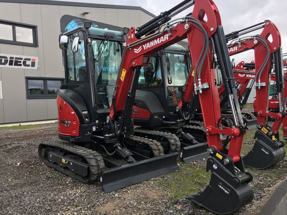 YANMAR ViO27 Minibagger - Miete ab 72€/Tag - Kauf auf Anfrage in Polch