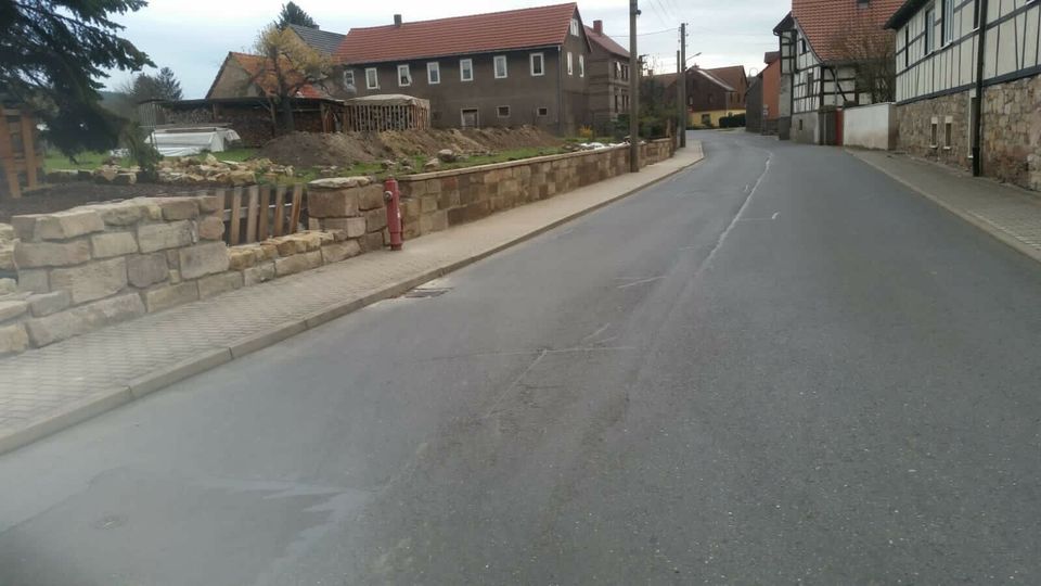 Garten & Landschaftsbau / Bagger Arbeiten / Bewehrte Erde in Bad Blankenburg