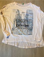 Damen Langarmshirt/Longsleeve rosé NY New York Benetton Gr. L 40 Bayern - Gröbenzell Vorschau