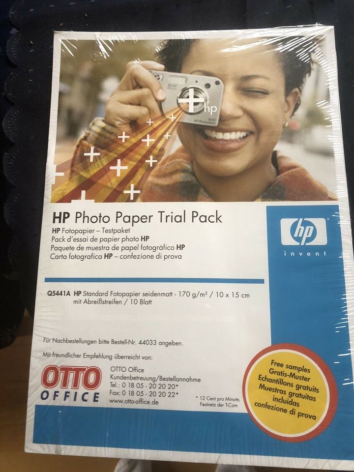 HP Fotopapier 3 x 10 Seiten in Lagerlechfeld