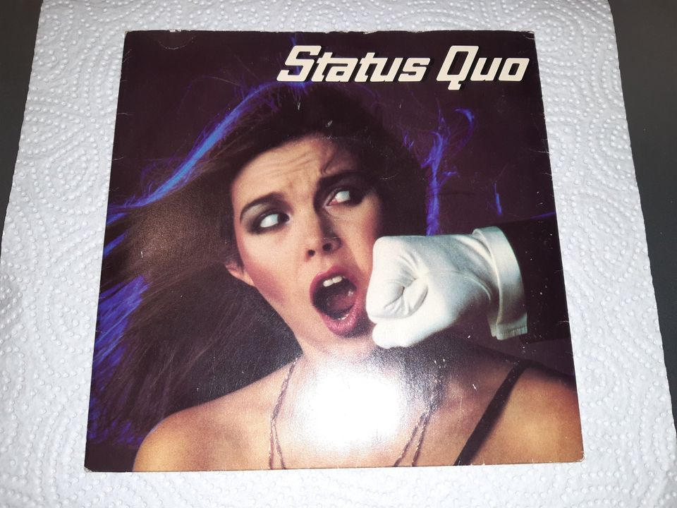 rare vinyl single STATUS QUO - IN MY CHAIR / GERDUNULA - Just For in Hannover