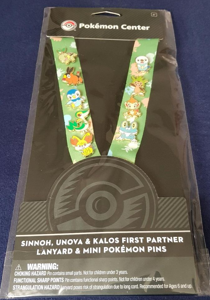 Pokemon Center Starter Pins First Partner Sinnoh, Unova & Kalos in Halle