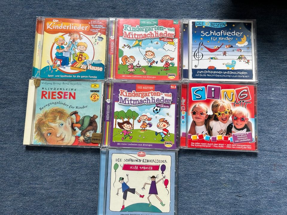 Kinder CD‘s Kinderlieder, Eiskönigin, Grüffelo, Feuerwehrmann Sam in Stolberg (Rhld)