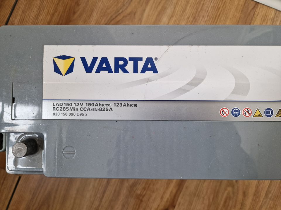 Varta AGM Professional Deep Cycle LAD150 12V 150Ah 825A in Ansbach