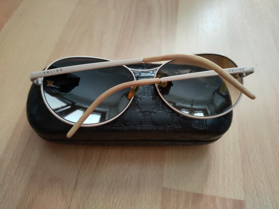 CÉLINE elegante Sonnenbrille 100% Original Vintage Piece Beige in Plochingen