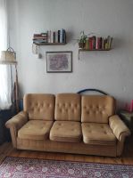 Retro Sofa Couch gold/ beige Pankow - Prenzlauer Berg Vorschau