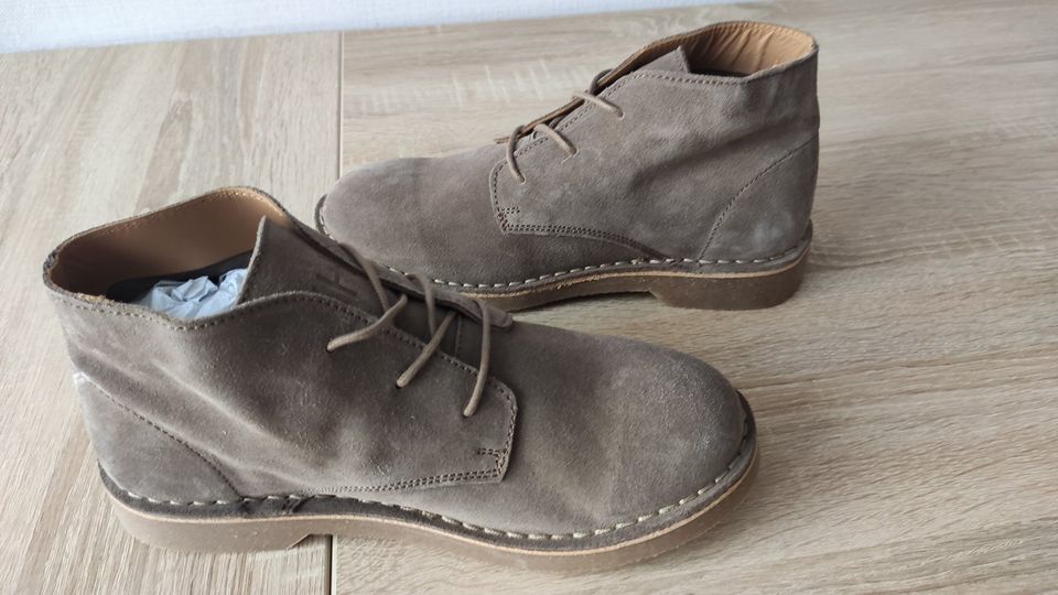 Selected Homme Desert Boots 40 beige Leder neu in Saarbrücken