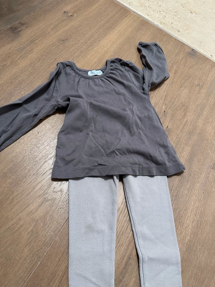 Set Leggings & Longsleeve, taupe, 104&98, sense org& bellybutton in Mannheim