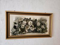 Bild Rahmen nostalgisch mit Rosen DDR Thüringen - Niederorschel Vorschau