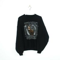 Vintage Sweater Gr.XL Hirsch Schwarz Oversize 90er 90s Jagd Nordrhein-Westfalen - Gronau (Westfalen) Vorschau