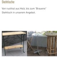 Stehtische Mieten, Einwegtischdecken Hessen - Antrifttal Vorschau