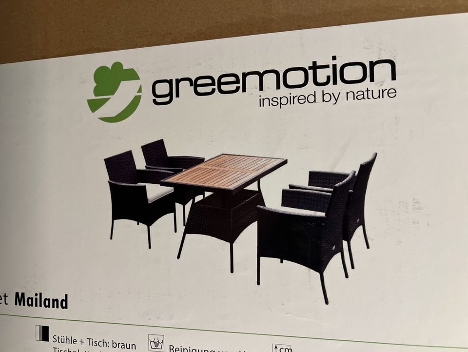 Greemotion Dining Set Mailand - Sitzgruppe Garten Set Tisch - NEU in Dortmund