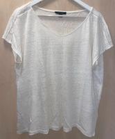 Creme farbenes Leinen Tshirt von Esmara Brandenburg - Senftenberg Vorschau