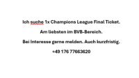 Suche 1x Tickets Champ.League Finale Real - Bor. Dort. Nordrhein-Westfalen - Stadtlohn Vorschau
