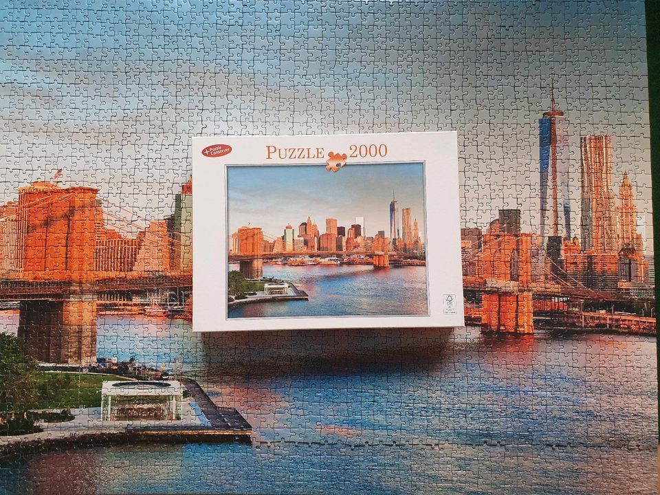 Blatz Puzzle 2000 Teile Skyline New York Stadt Szenerie in Euskirchen