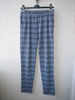 Leichte Sommerhose mit Gummizug, blau-weiß-gemustert, Gr. S München - Untergiesing-Harlaching Vorschau