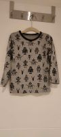 Handmade Roboter Shirt Longsleeve grau schwarz 98 104 Baden-Württemberg - Neuler Vorschau