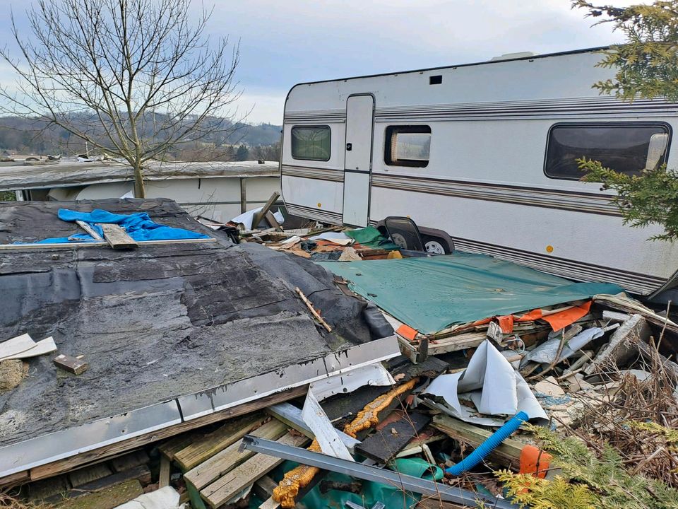 Wohnwagen Entsorgung Parzellen Räumung Campingplatz Räumung in Nettetal