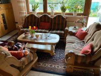 Wohnzimmer Sofa Couch Tisch Eiche massiv Rheinland-Pfalz - Herforst Vorschau