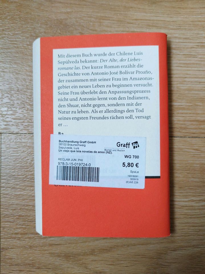 Buch auf Spanisch zu verschenken in Braunschweig