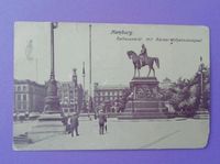 Alte Postkarte AK Hamburg Rathausmarkt mit Kaiser Wilhelm Denkmal Baden-Württemberg - Gailingen am Hochrhein Vorschau