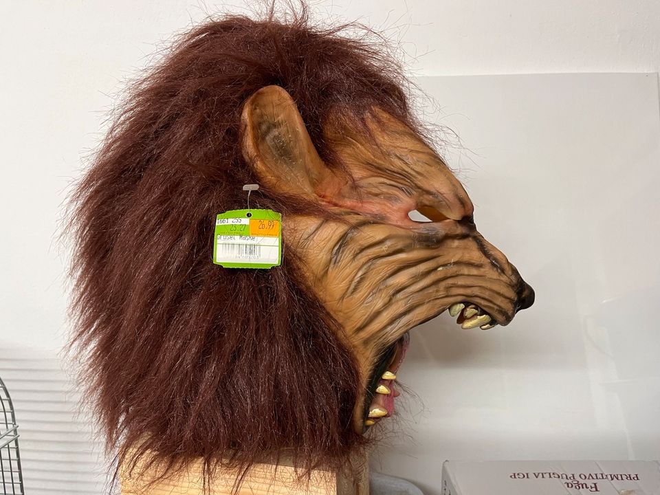 Karneval Helloween Maske Werwolf, neu in Neuss