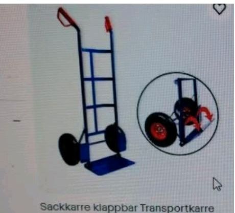 Neue Klappbare Sackkarren Karre Lagerkarre Transportkarre in Hamburg