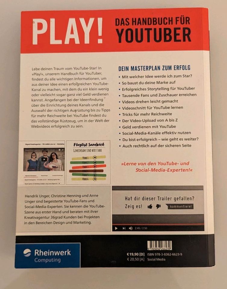 Play - das Handbuch für YouTuber -Youtube in Aachen