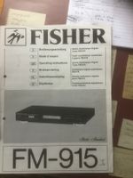 Stereo Tuner Fisher FM915 Niedersachsen - Wathlingen Vorschau