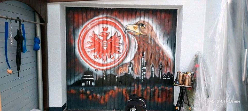 SGE Graffiti - Eintracht Frankfurt Graffiti in Eppertshausen